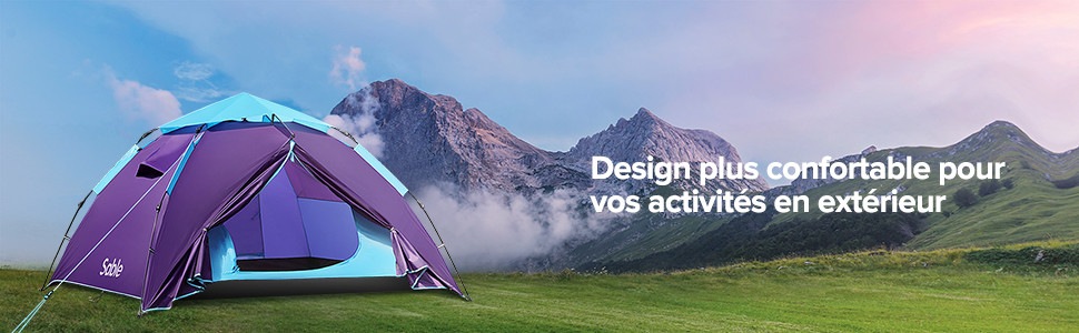 Sable Waterproof Pop-Up Camping Tent SA-HF044 Bottom banner